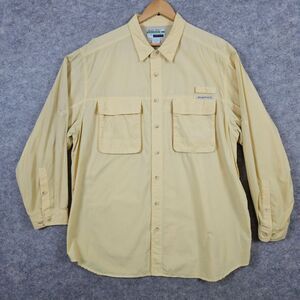 Buzz Off ExOfficio‎ Outdoors/Fishing Shirt Size XXL Men's Mesh Lining Caped SNAG